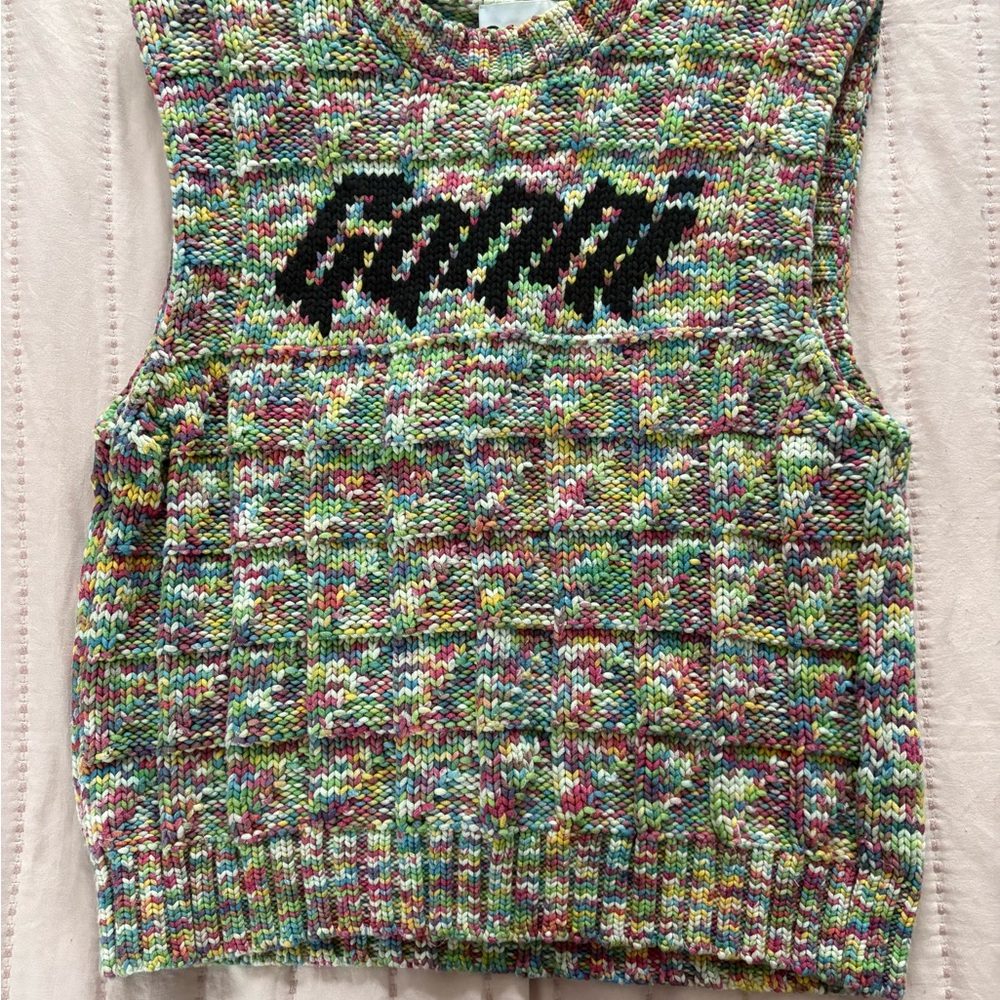 Ganni Multicolor Knit Sweater